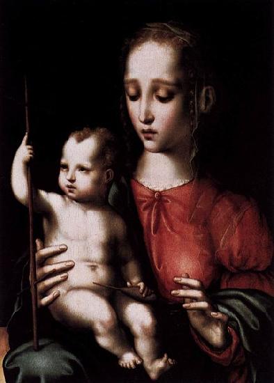  Virgin and Child with a Spindle